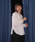 Embroidered Bird Collar Blouse